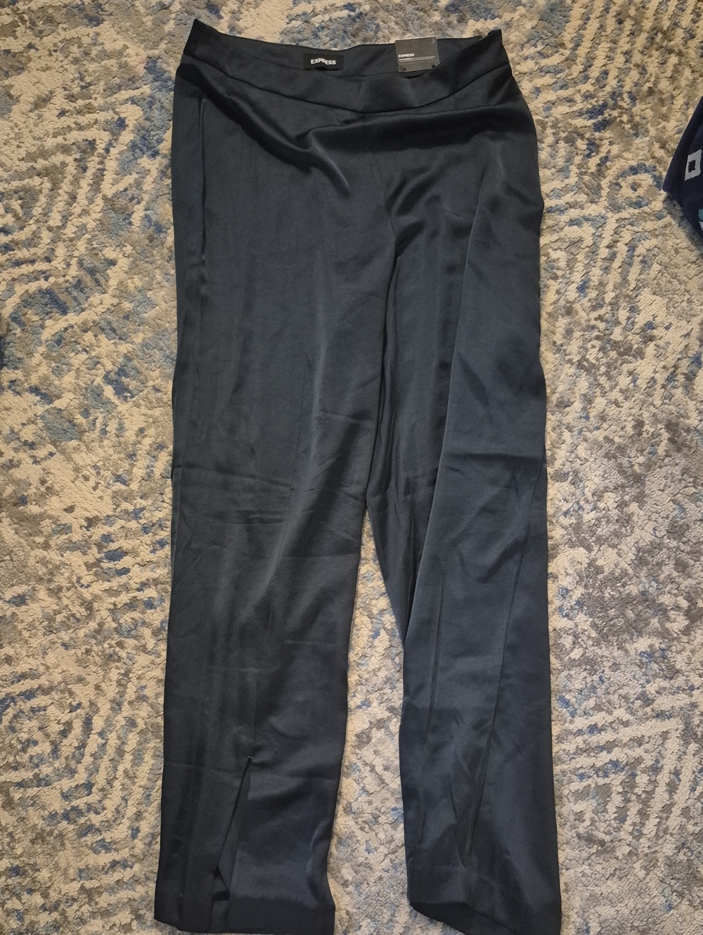 Express Women's Black Wide-Leg Trousers